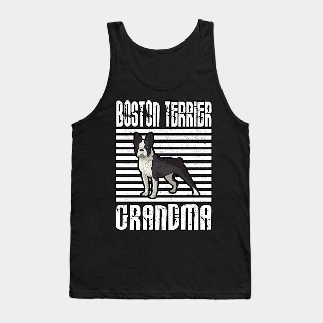 Boston Terrier Grandma Proud Dogs Tank Top by aaltadel